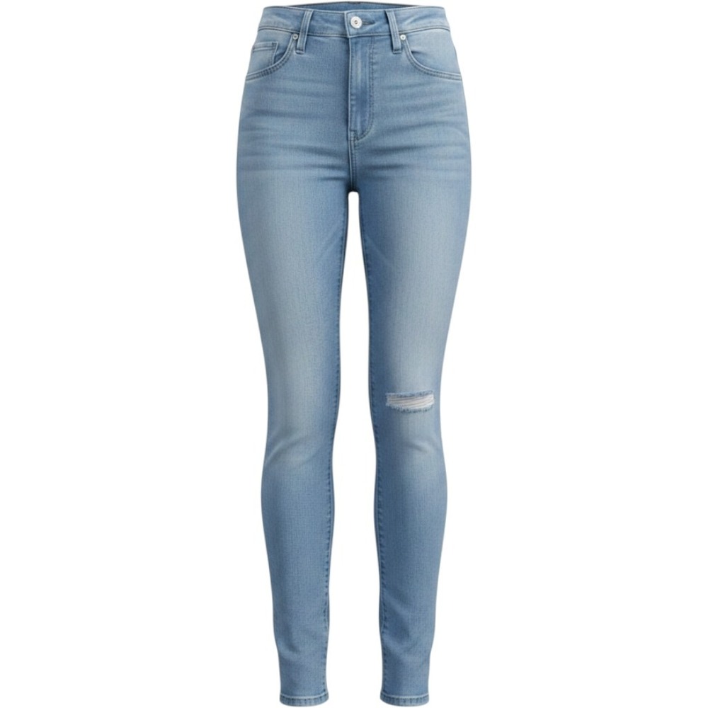 Madewell Curvy Roadtripper Skinny Jeans Womens 26 Tall High Rise Distressed